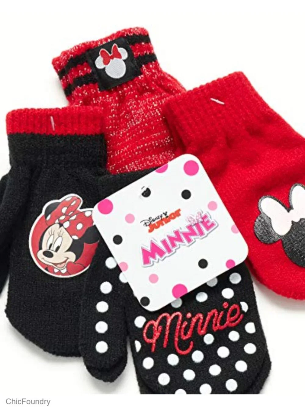 Girls 4 Pack Mittens - Toddler/Little Girls Winter Gloves